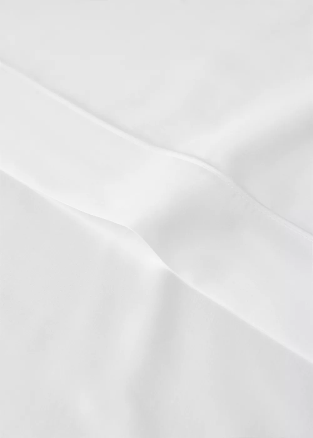 Drap plat coton satin 600 fils lit 135/140 cm, MANGO HOME