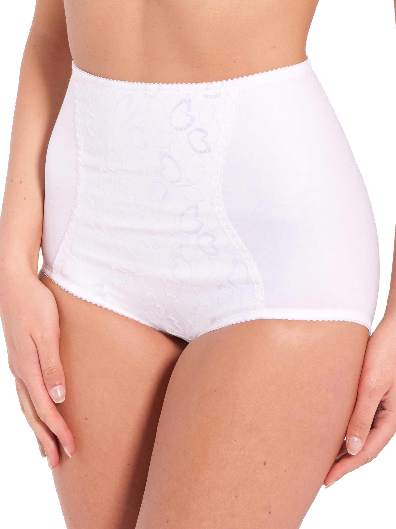 Gaine-culotte à plastron brodé, DAXON