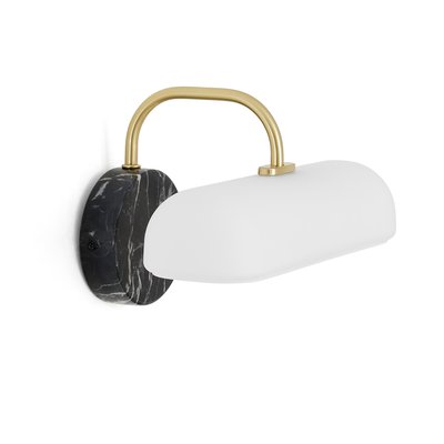 Nota Opaline Glass, Brass and Marble Wall Lamp LA REDOUTE INTERIEURS
