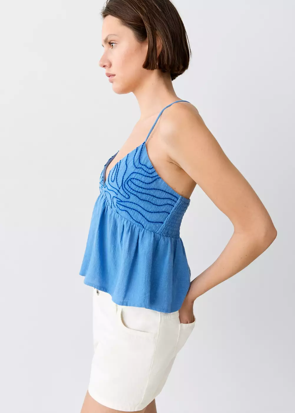 Mini short taille basse, MANGO TEEN
