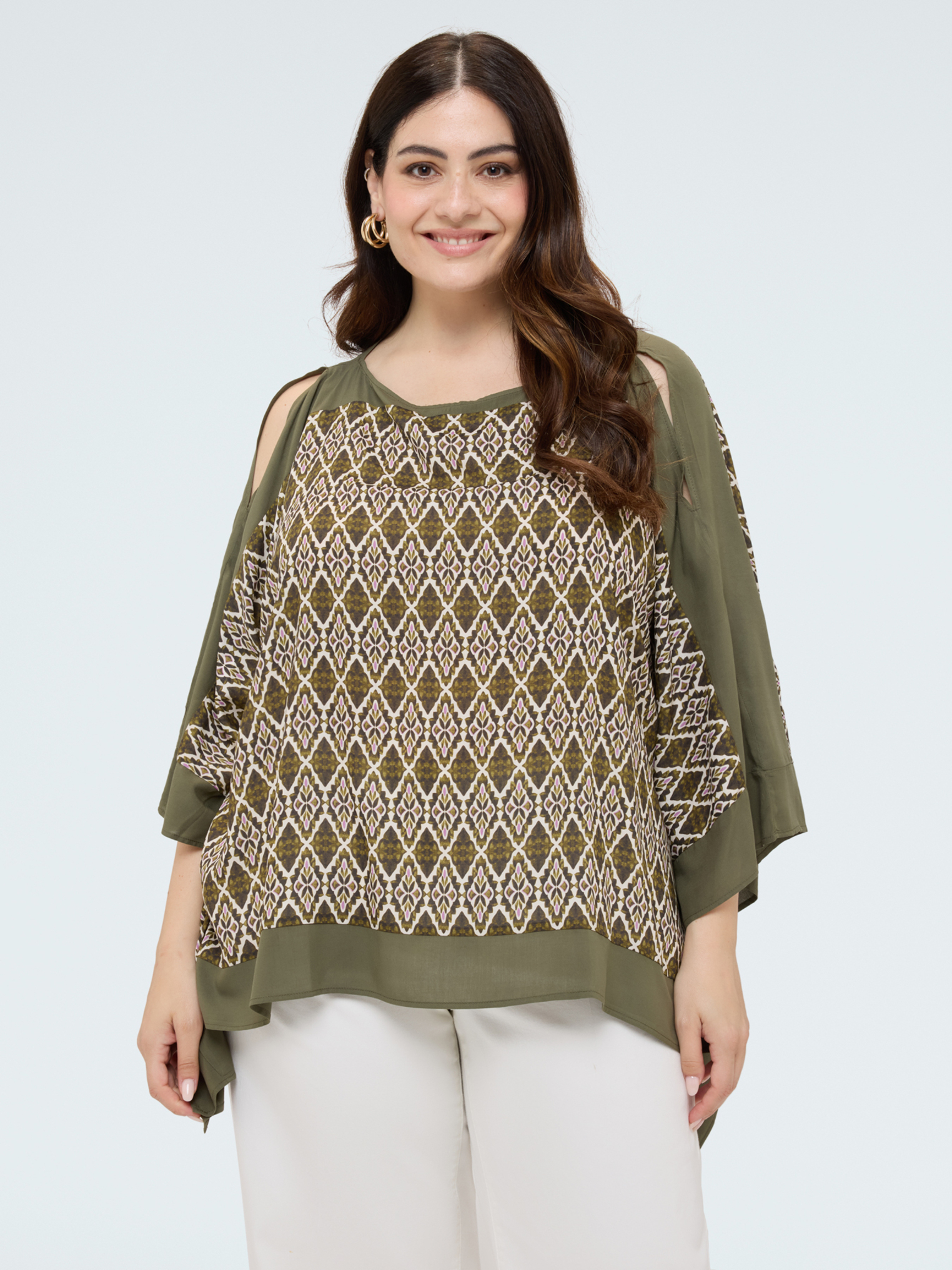 Blouse imprimée, FIORELLA RUBINO