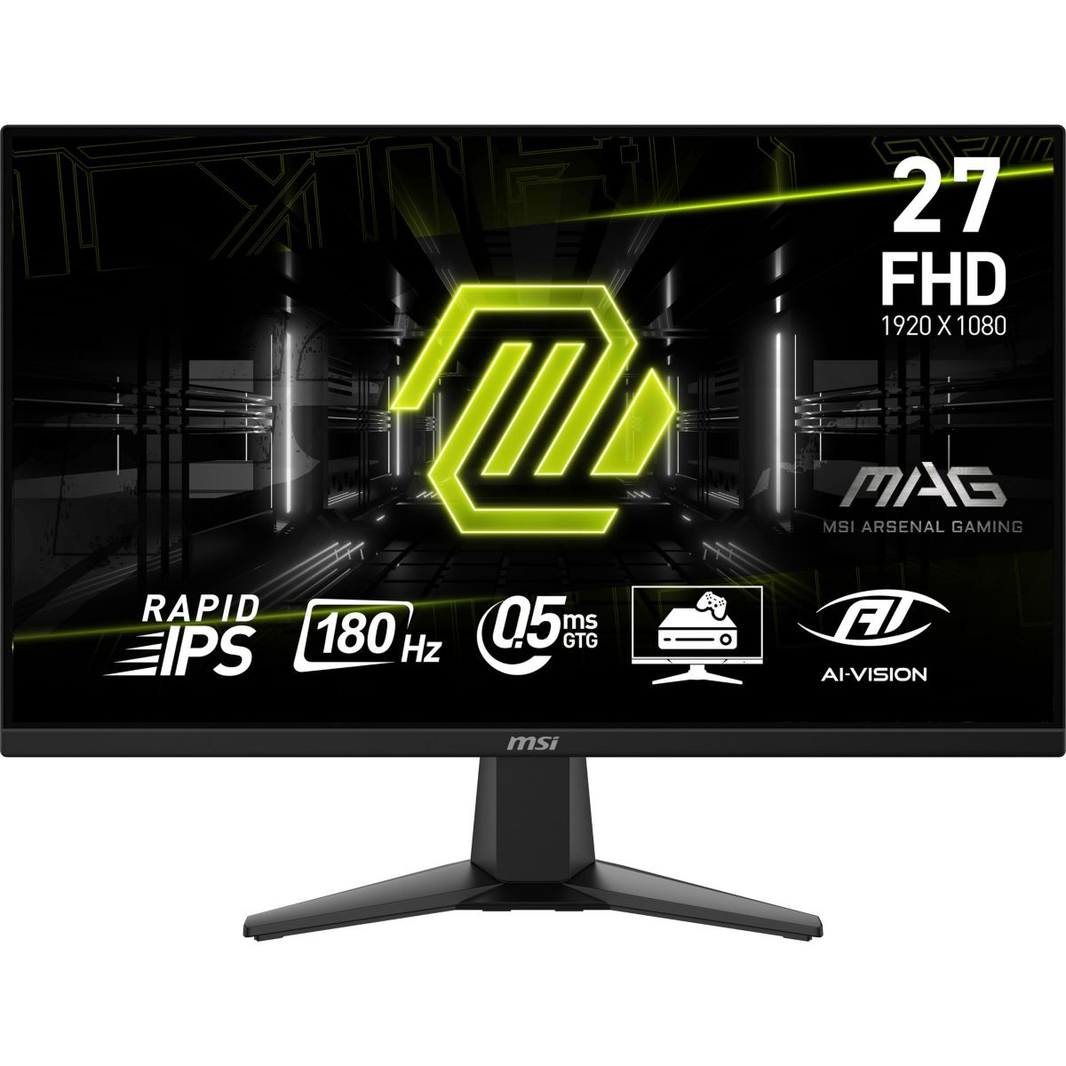 Ecran PC Gamer MAG 275F 27" Full HD 180Hz IPS HDR10, MSI