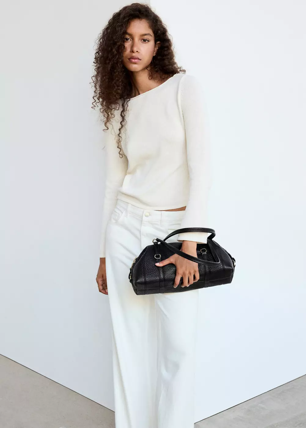 Pull maille col bateau, MANGO