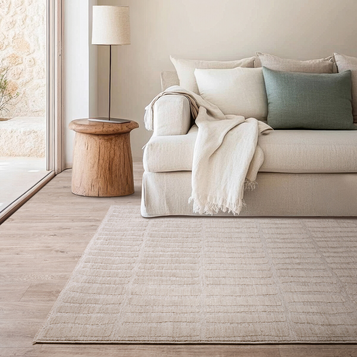 Laurent Elegant Carved Abstract Tonal Rug , SO'HOME