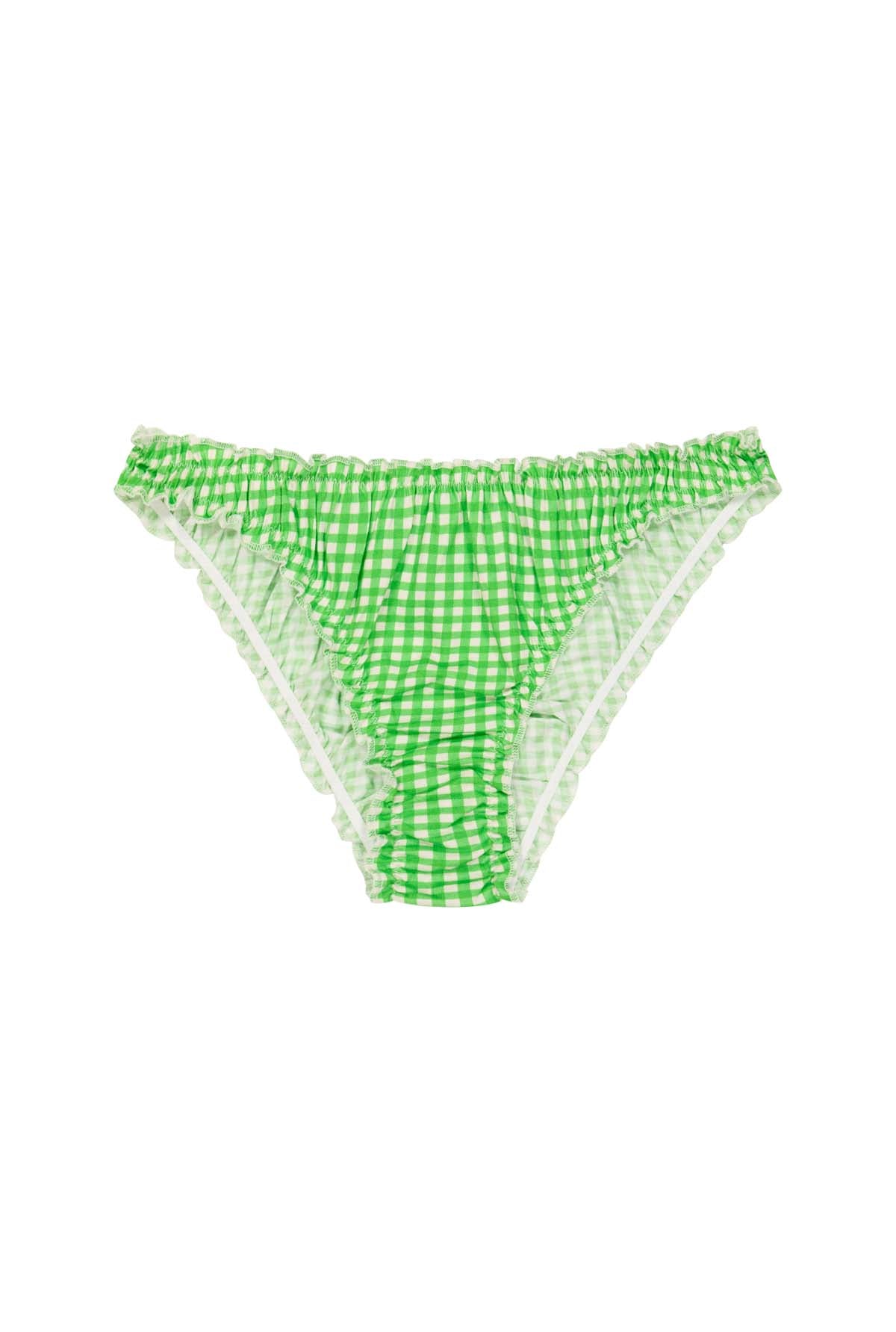 Bloomer coton imprimé vichy vert, WE ARE JOLIES
