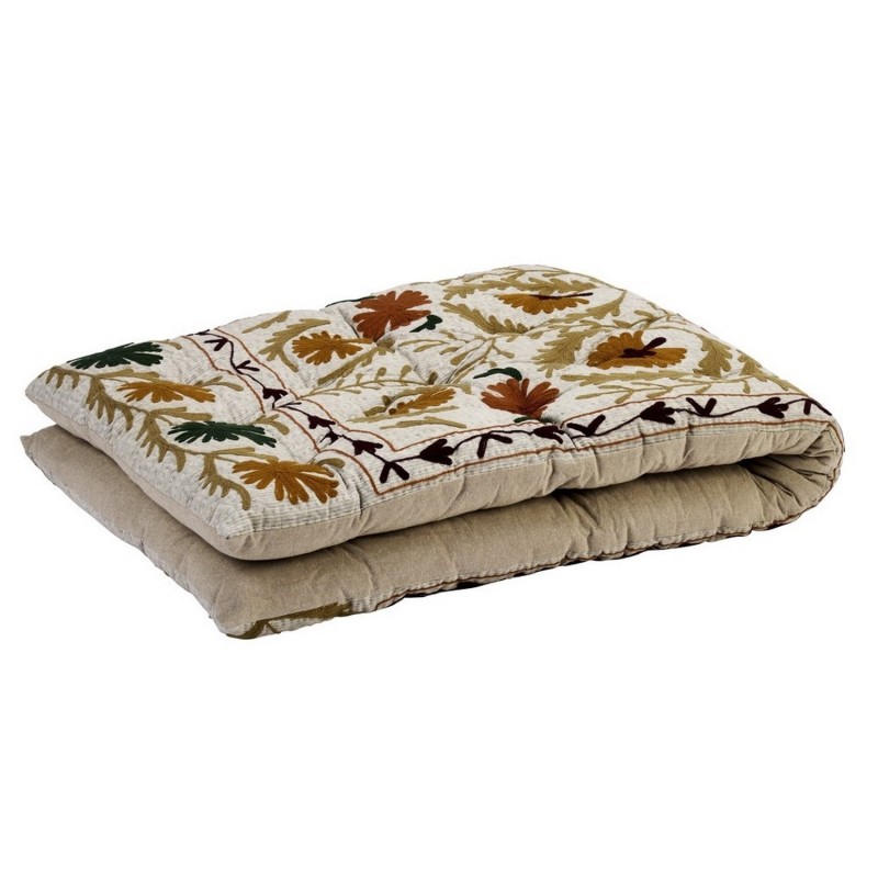 Matelas de banc broderie florale suzani, MADAM STOLTZ