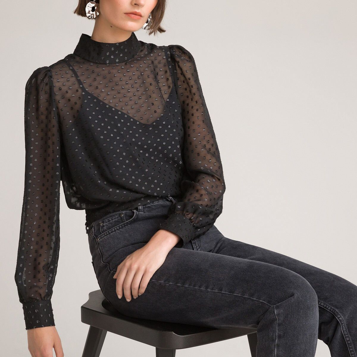 Black work tops | La Redoute