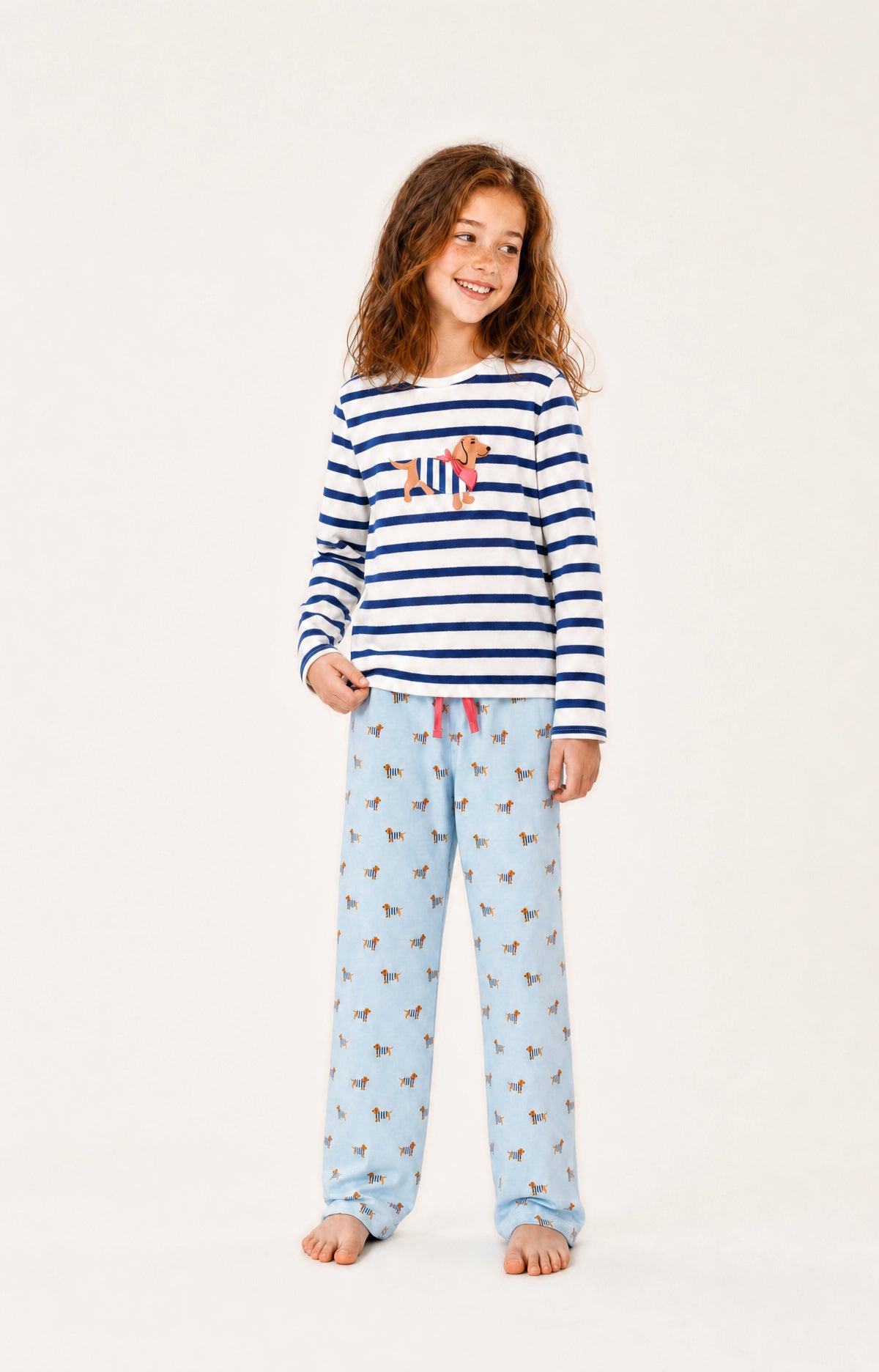 Pyjama enfant en jersey de coton imprimé Tobbie, ARTHUR