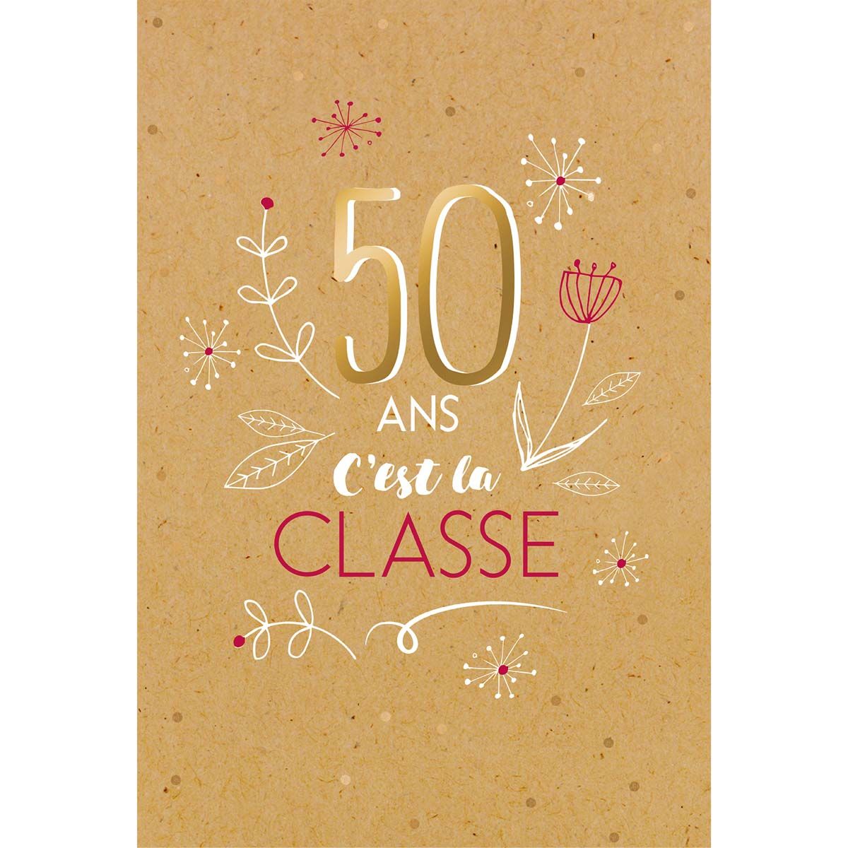 Carte Anniversaire 50 Ans La Redoute