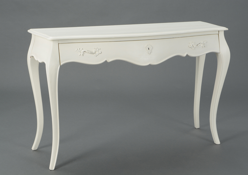 Console 1 tiroir en acajou   cassé L120 cm Murano, AMADEUS
