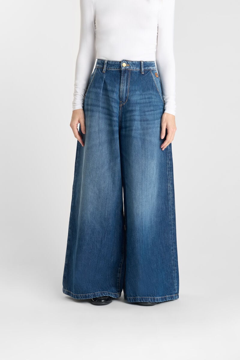 Jeans loose, large LOUVY, longueur 34, LE TEMPS DES CERISES