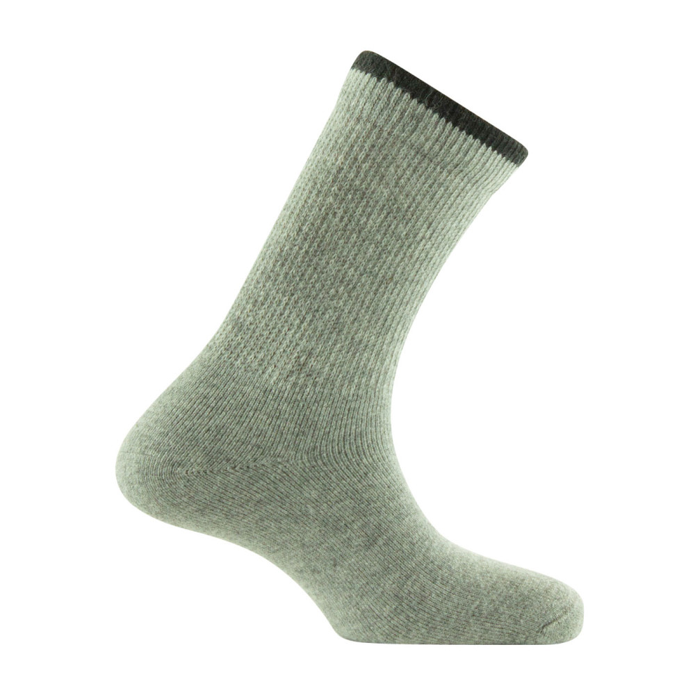 Mi-chaussettes unies en laine alpaga Homme, KINDY