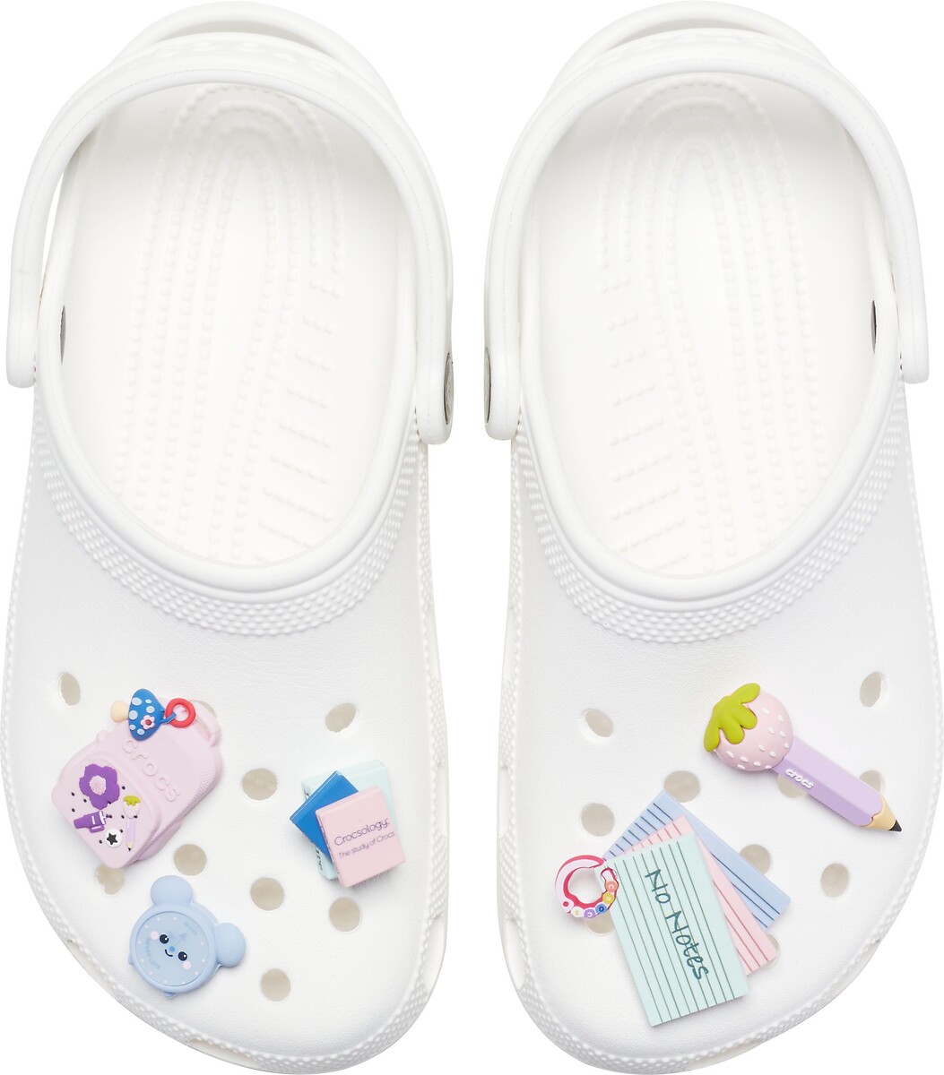 Crocs Set de 5 Jibbitz Girly Back to School — foto 3