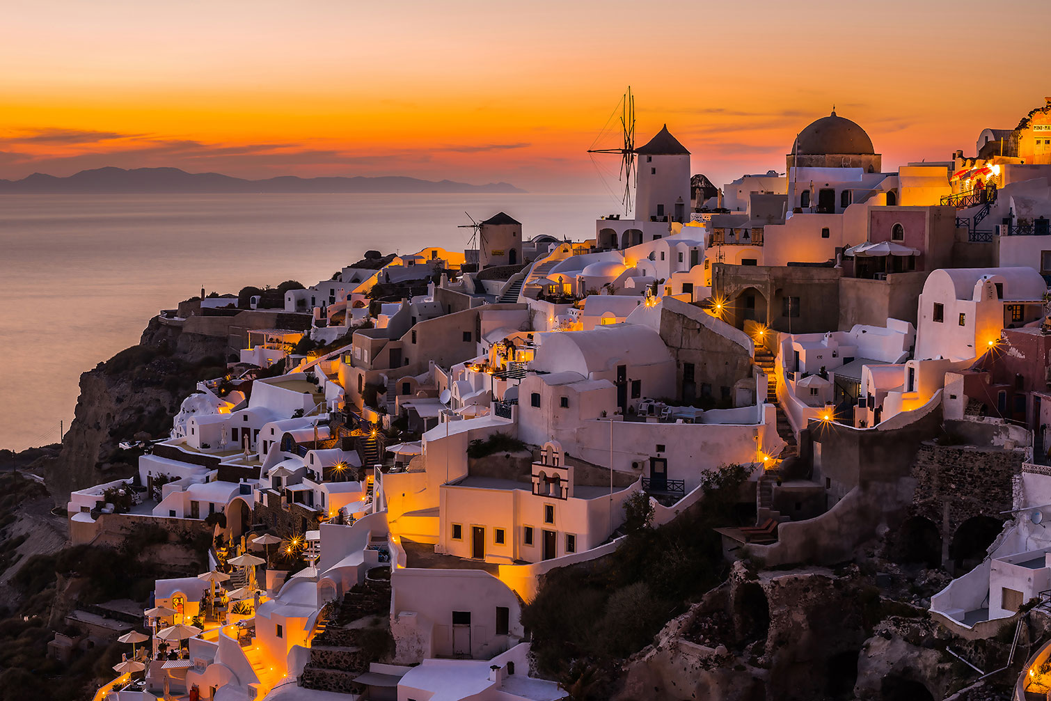 Tableau santorini by night, HEXOA