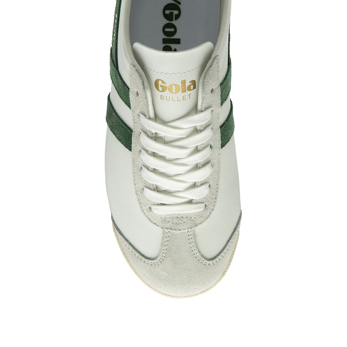 Bullet pure trainers white dark green Gola La Redoute