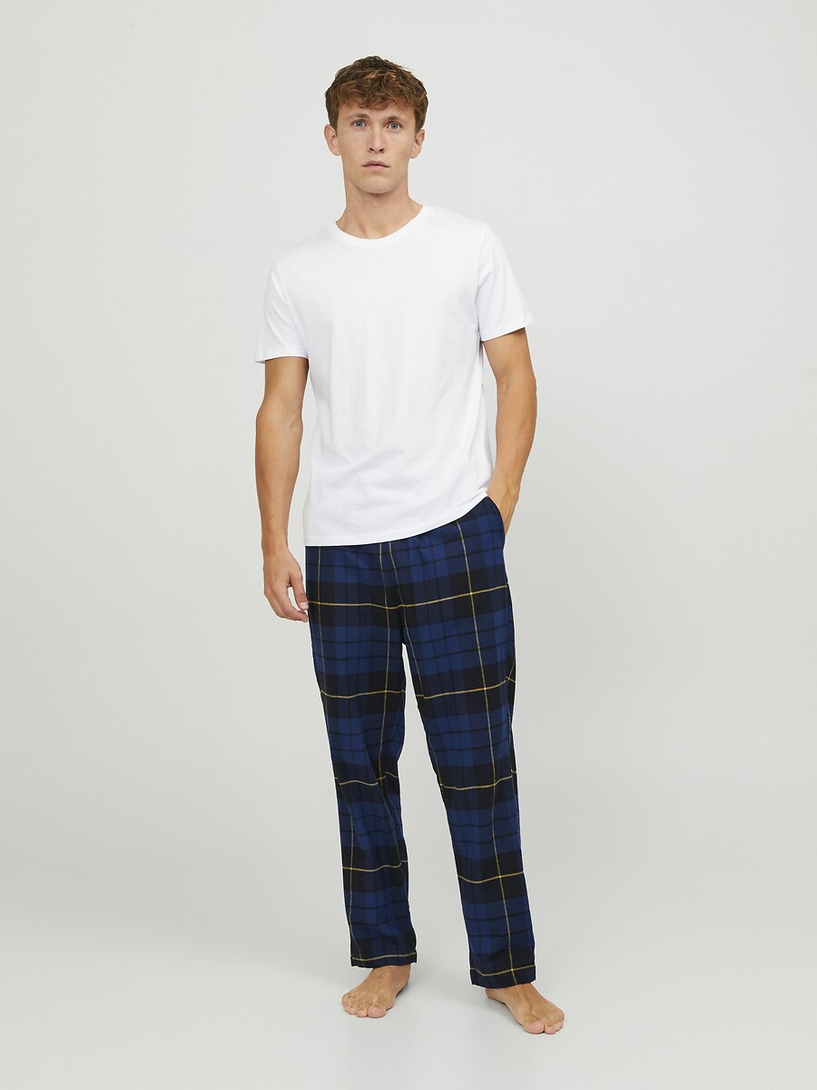 Herren Pyjama-Set – Weiches Jersey, T-Shirt & Shorts Mit 3 Taschen – Bequemer Schlafanzug Bis Größe 8 XL