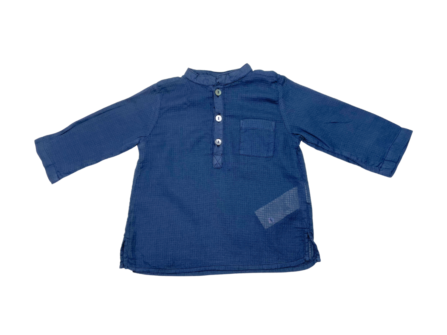 Blouse Chemise Bonton Pour Fille 6 Ans - Couleur Marron - Occasion Très Bon état - Vêtement Enfant Chic