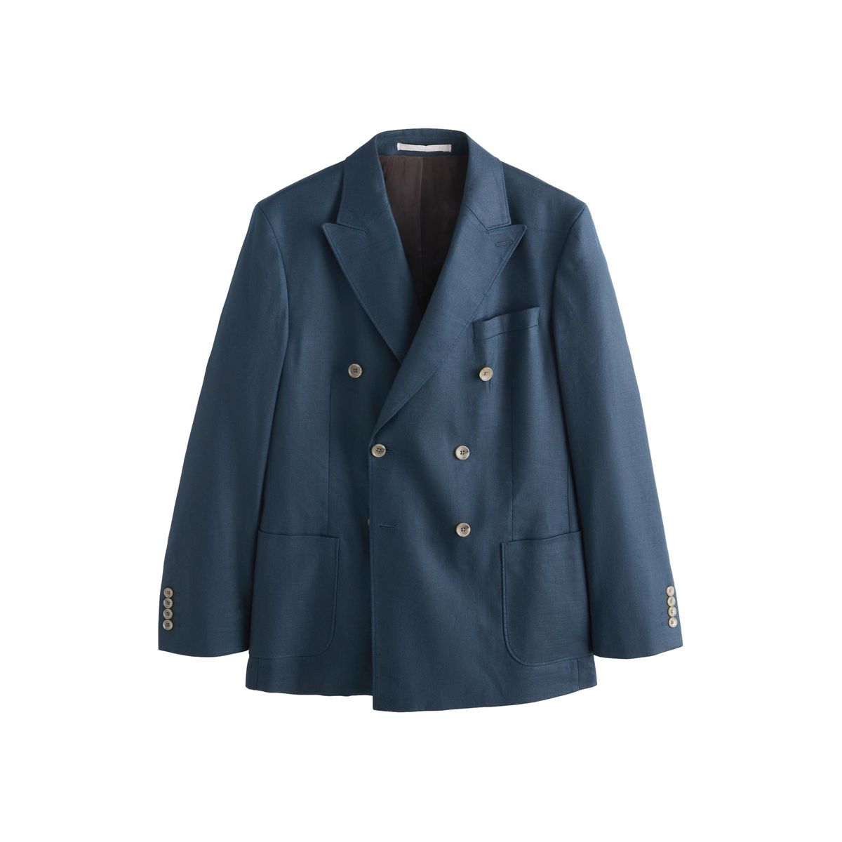 Blazer croisé lin stretch n. premium, NEXT