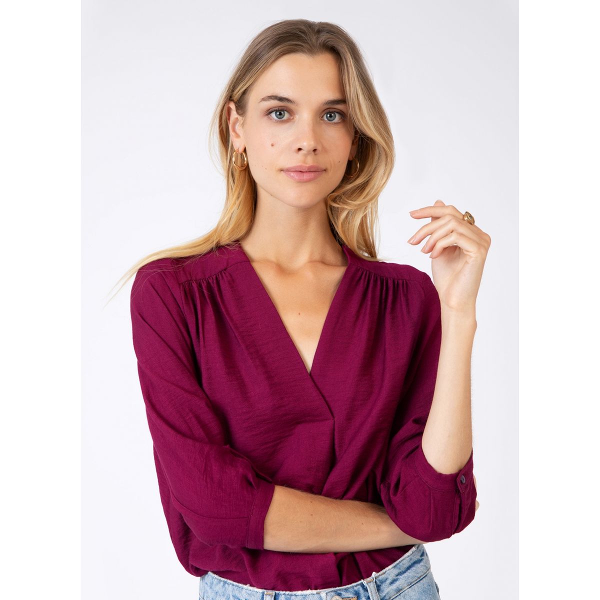 Blouse sales prune femme