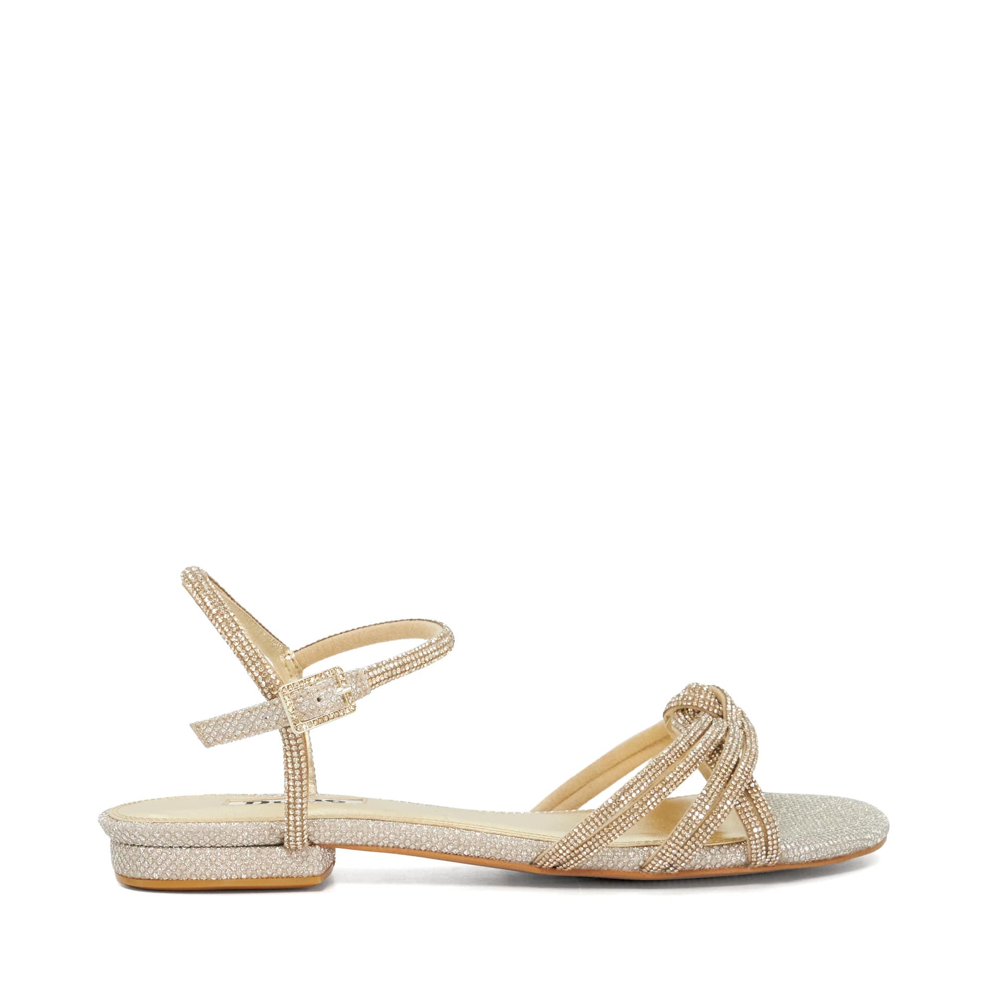 Sandales à n-ud en strass - NOA, DUNE LONDON