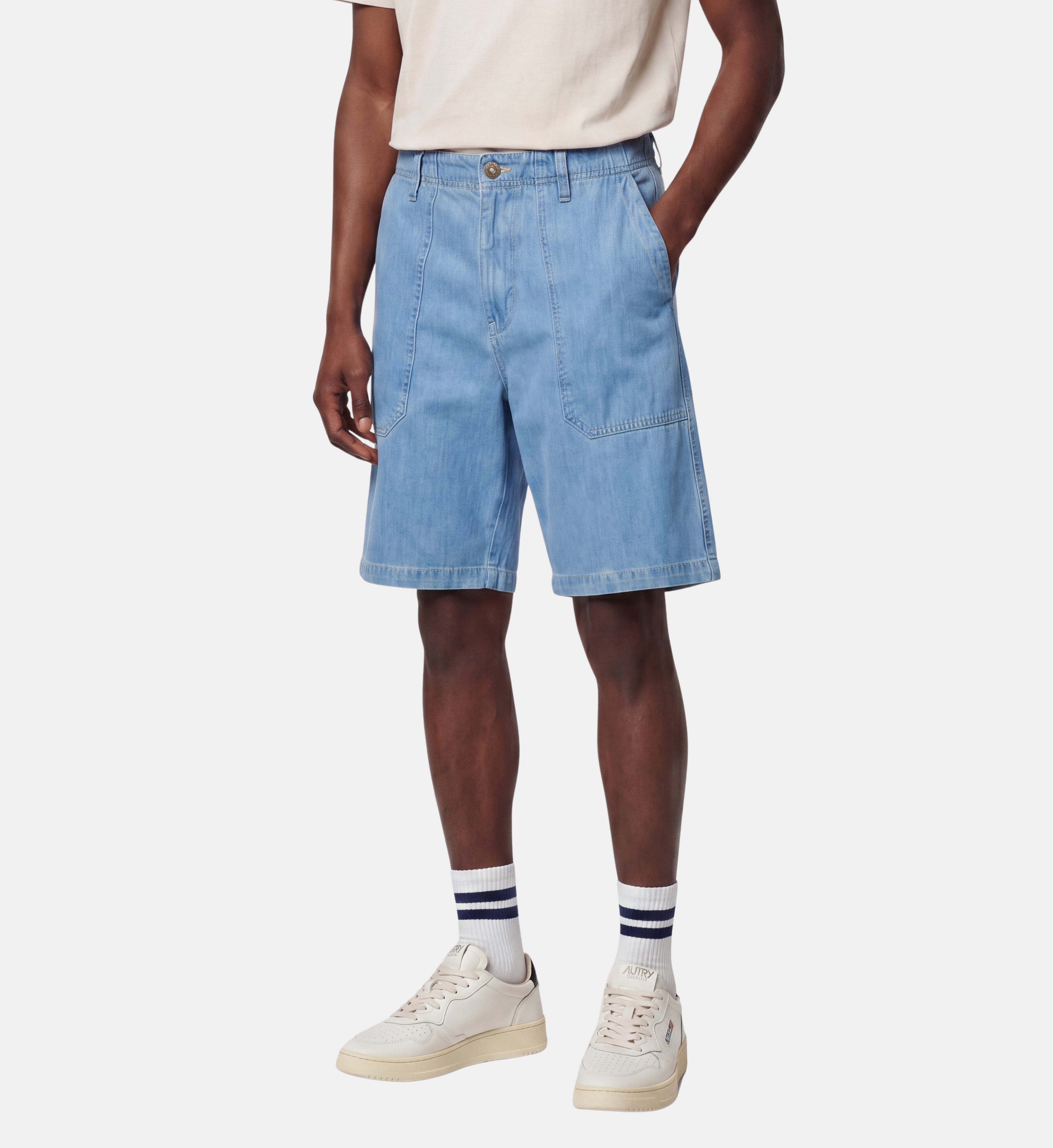 Bermuda termunim denim coton bio, GALERIES LAFAYETTE