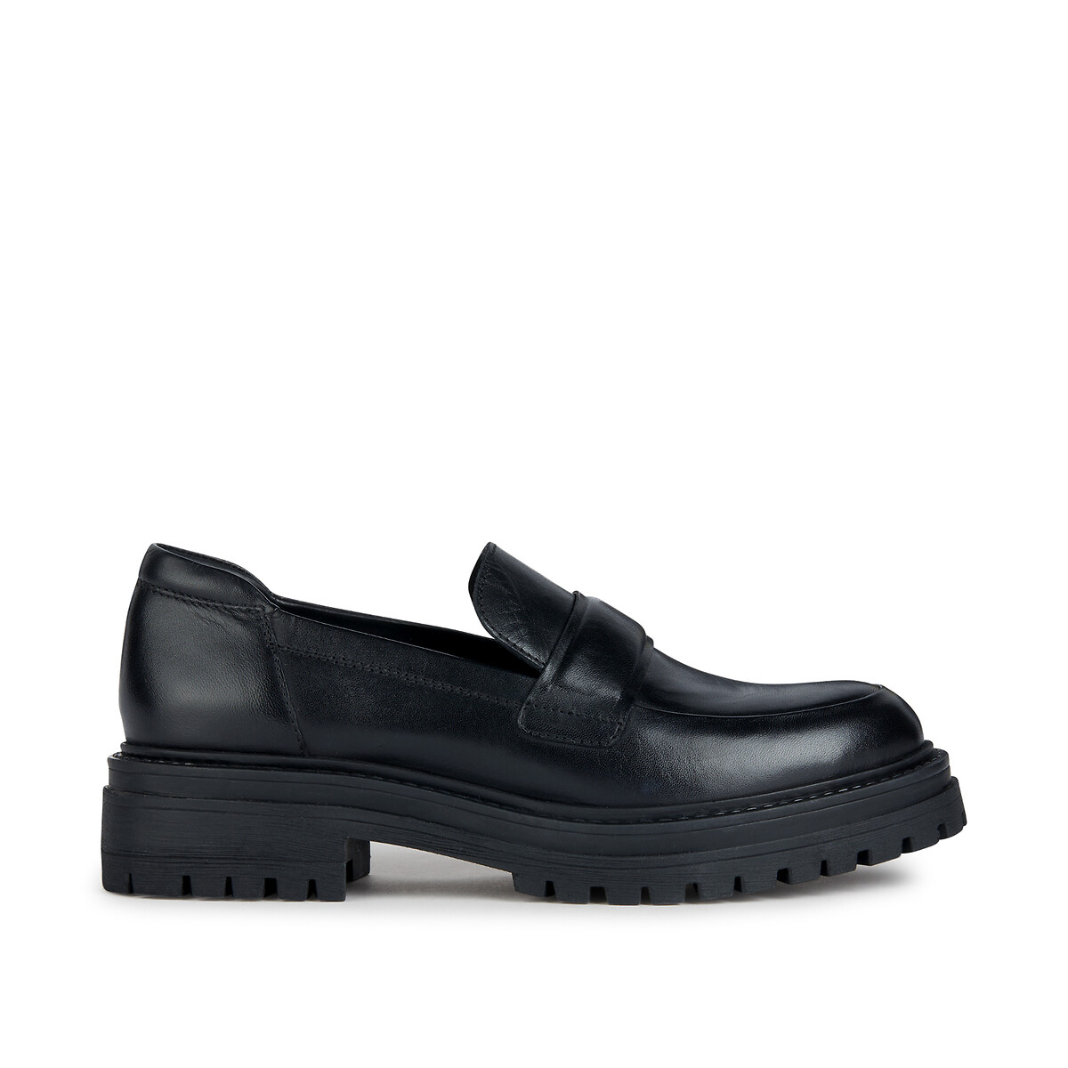 Iridea leather breathable loafers Geox | La Redoute