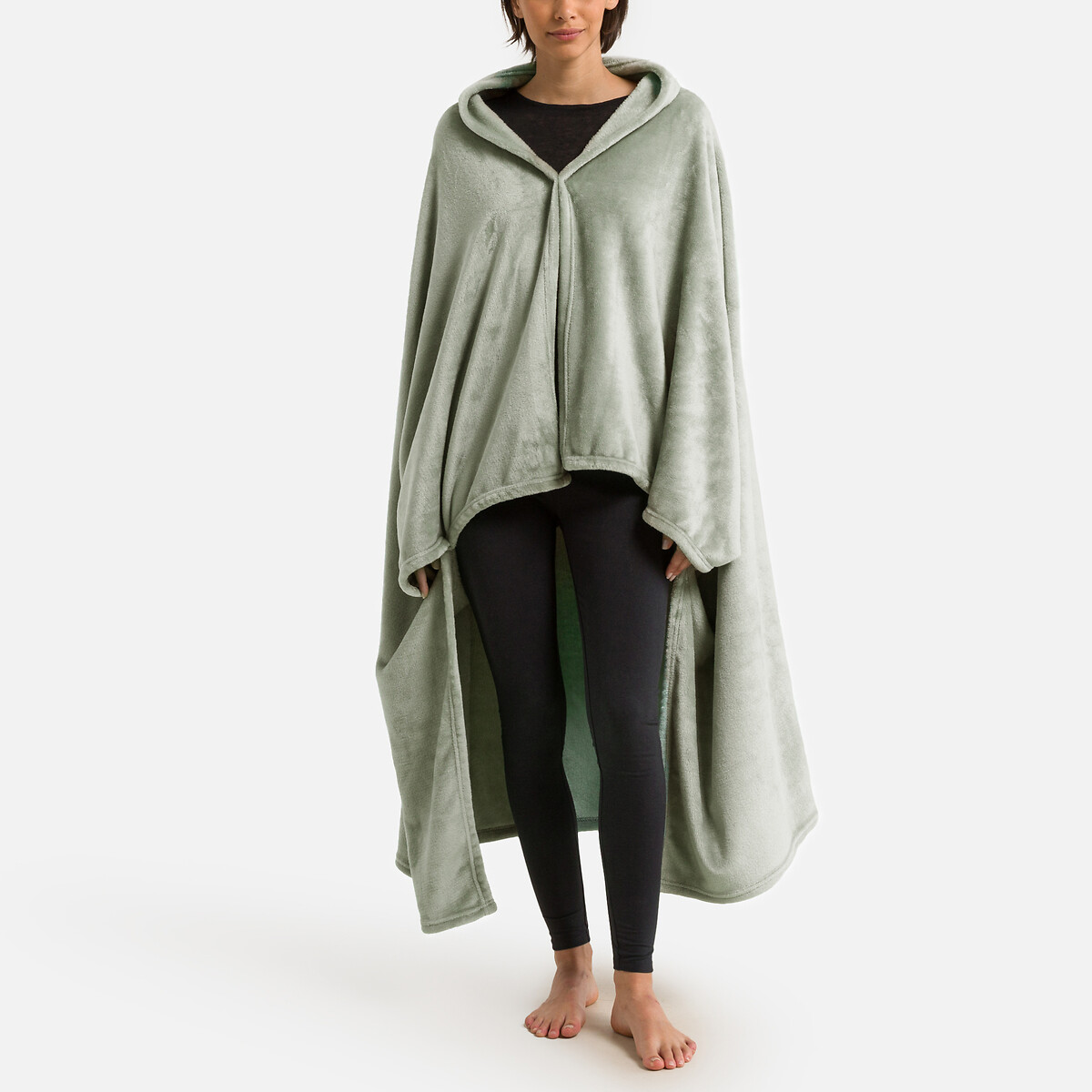 SO'HOME Fleece plaid met mouwen, recycled polyester, Javi