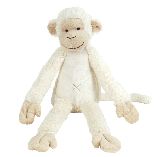 Peluche Singe Mickey crème 43 cm, HAPPY HORSE