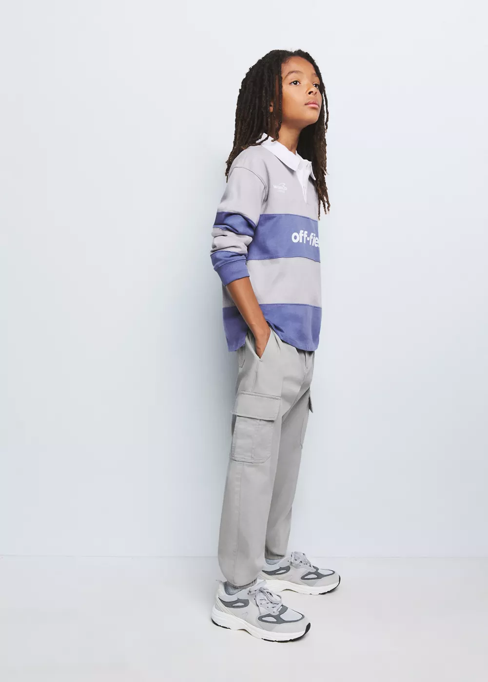 Pantalon cargo 100 % coton, MANGO KIDS