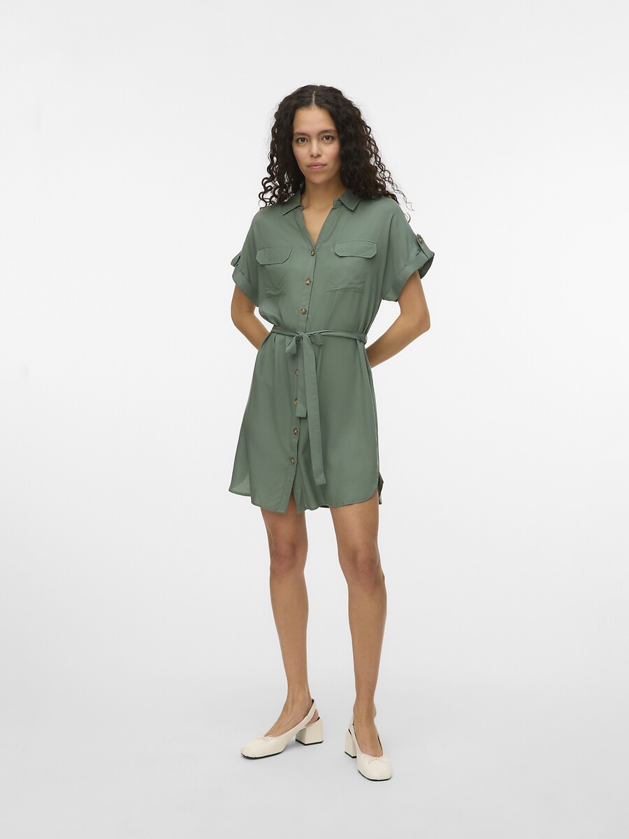 Robe courte unie, VERO MODA