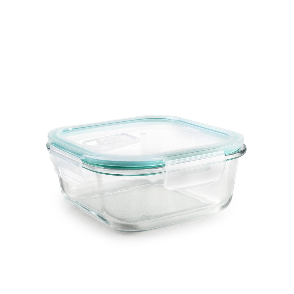 Boîte en verre carré Airvent 800 ml, IBILI