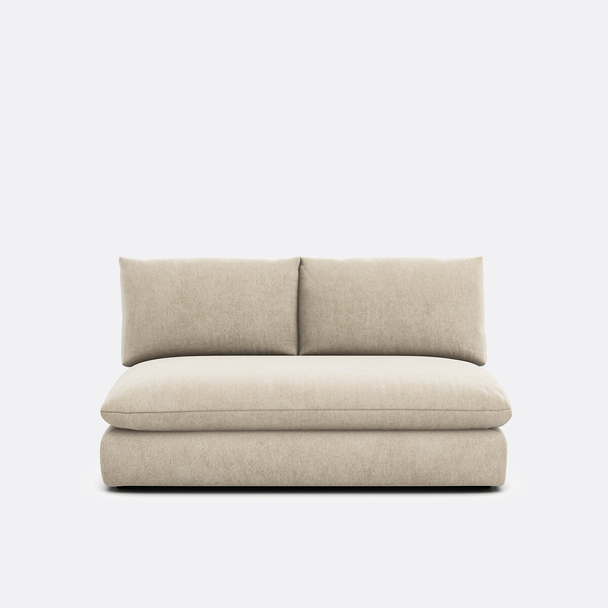 LA REDOUTE INTERIEURS Modulaire 2-zitsbank.gemêleerd polyester, Malo