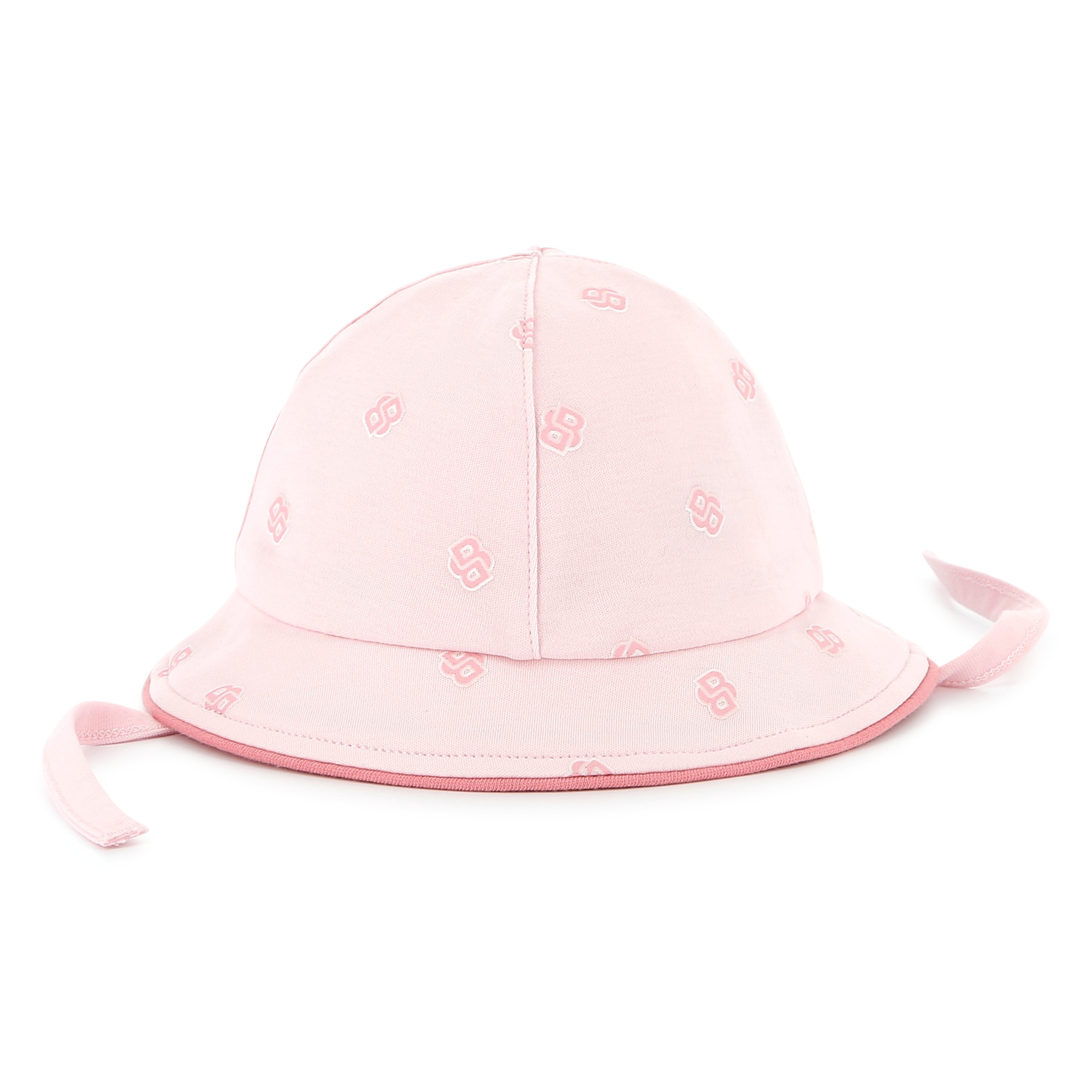 Chapeau en coton avec cordons, BOSS KIDSWEAR
