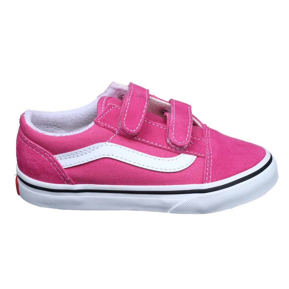 vans cuir rose pale