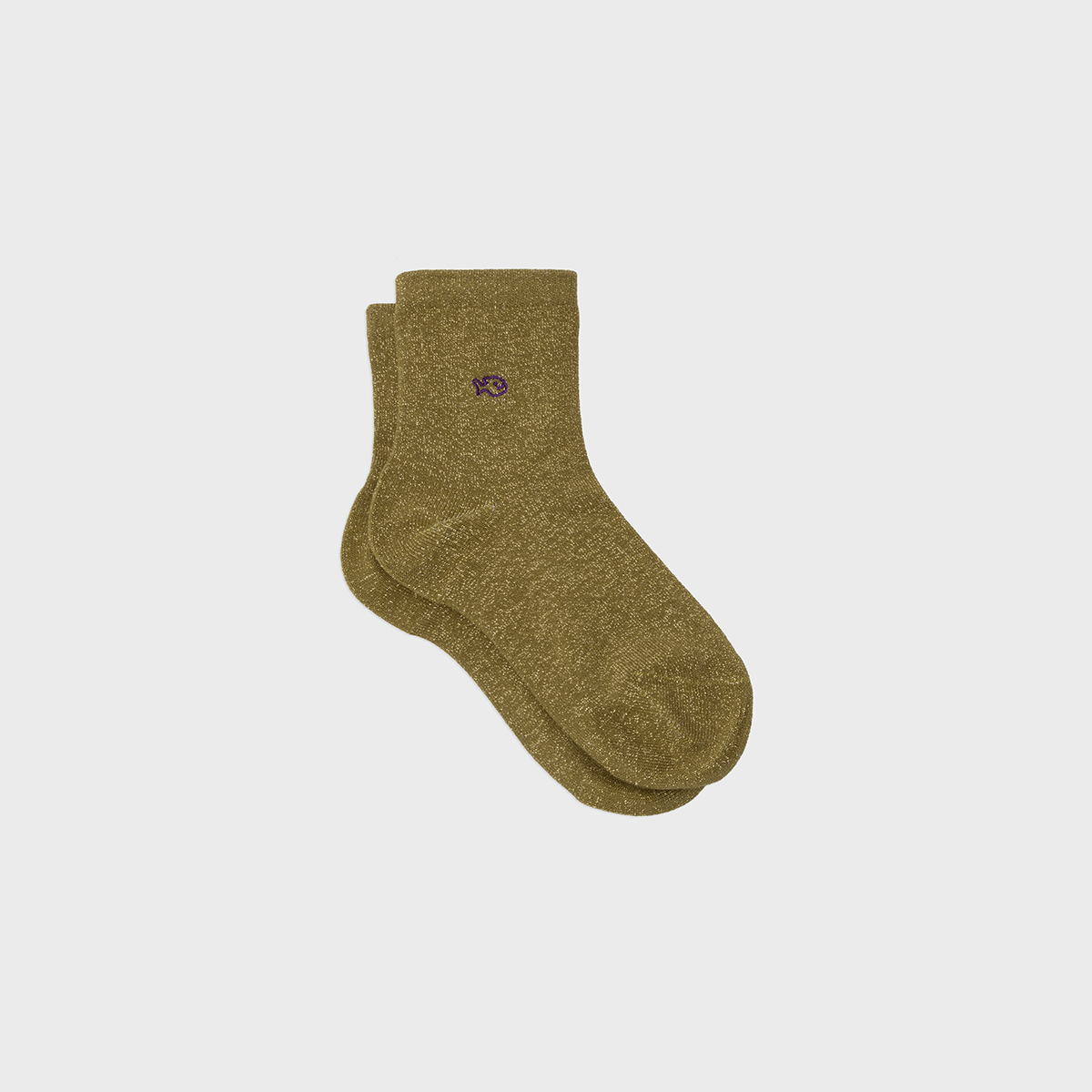 Chaussettes pailletées en coton peigné UNIES, BILLYBELT