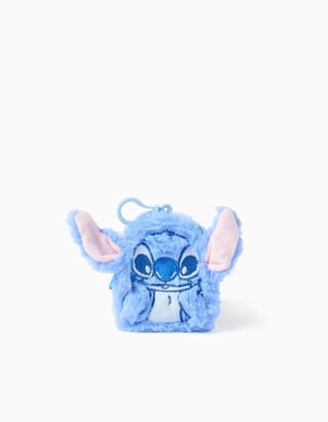 Porte-monnaie En Peluche Stitch - Pour Enfants - Rembourré, Fermeture éclair - Idéal Pour Pièces, Clés, Petits Trésors