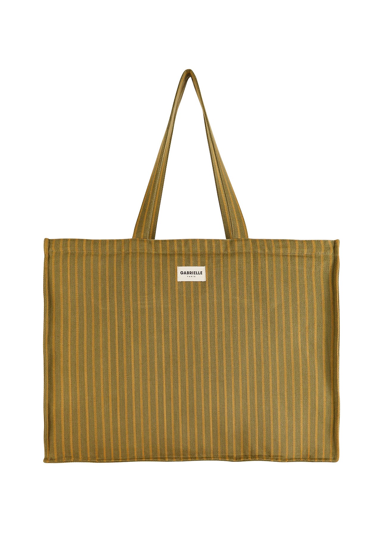 Sac week-end en coton, RAYURES, GABRIELLE PARIS