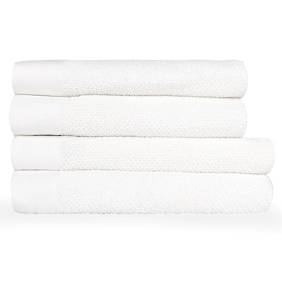Textured Weave Cotton 4-Piece Towel Bale SO'HOME