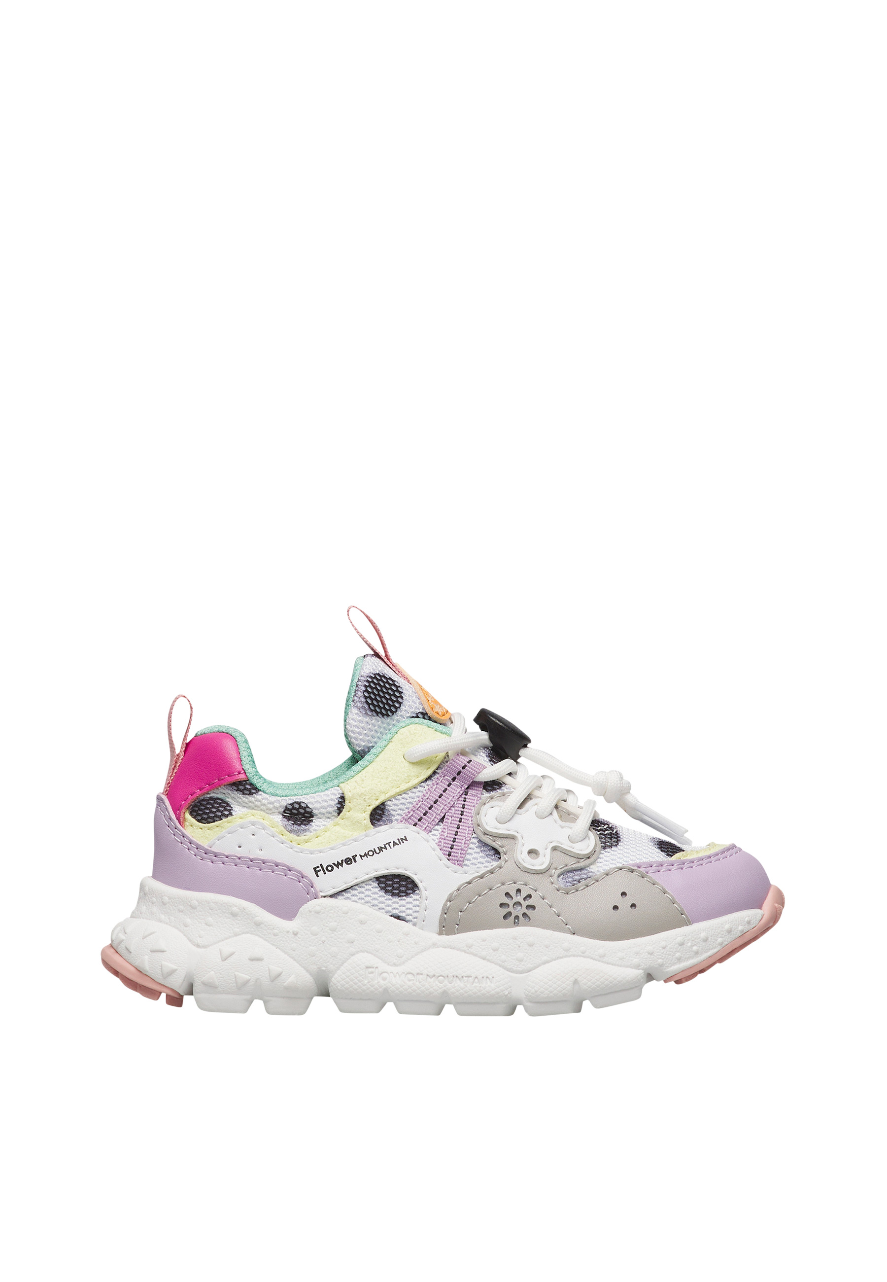 Sneakers en simili cuir et tissu technique YAMANO 3 JUNIOR., NATURINO
