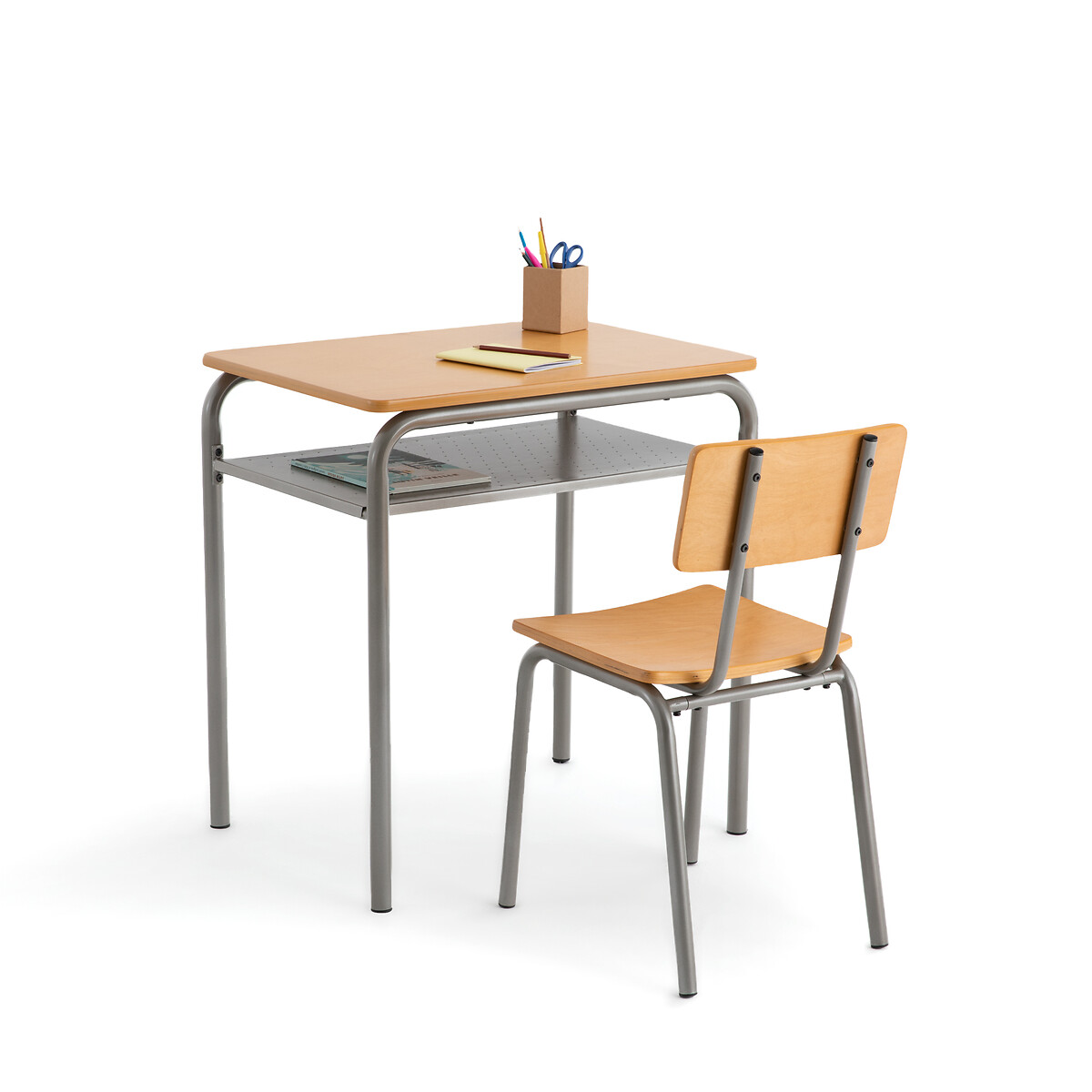 Buton School Desk and Chair Set