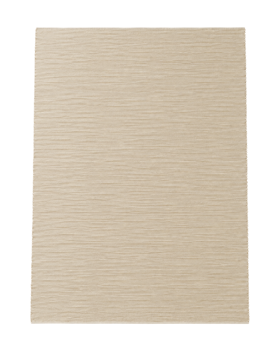Tapis en tissus naturels blanc 50x70 cm, HANNUN