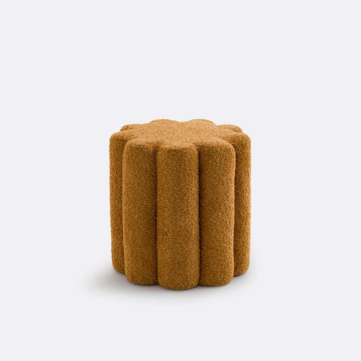 Pouf en bouclette, JUSTYNA, LA REDOUTE INTERIEURS