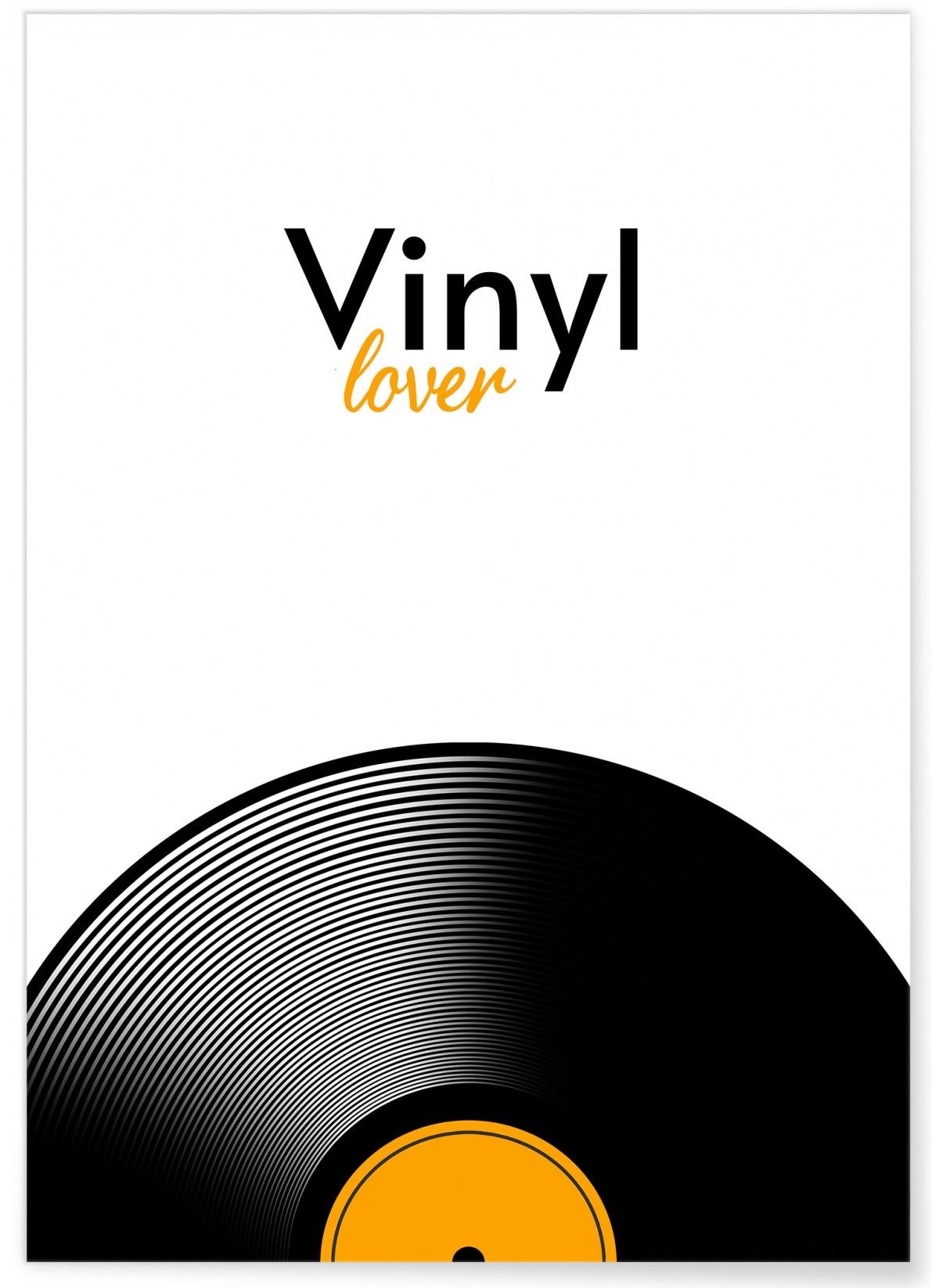 Affiche Vinyl Lover, L'AFFICHERIE