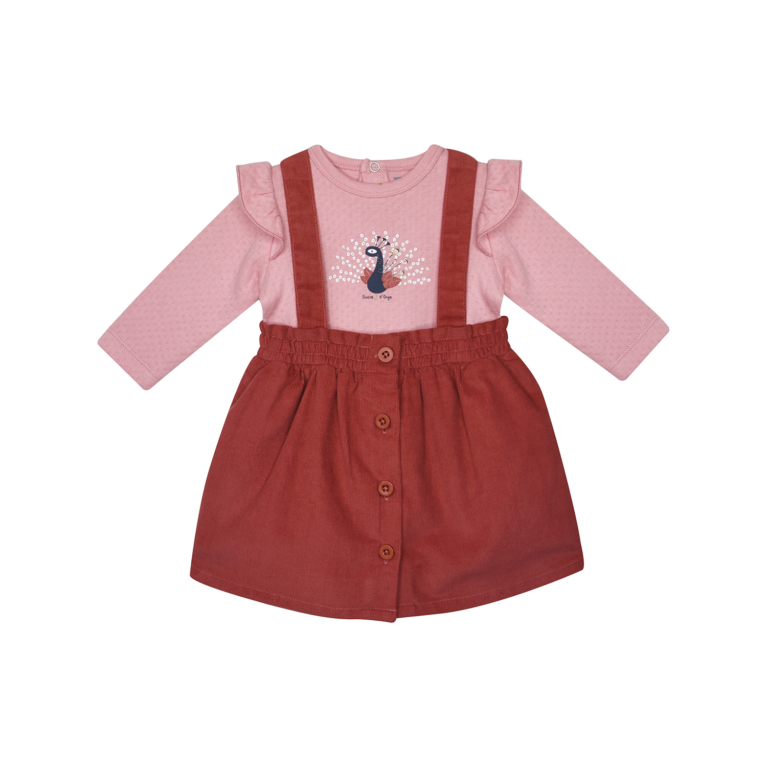 T-shirt robe velours francoise, SUCRE D'ORGE