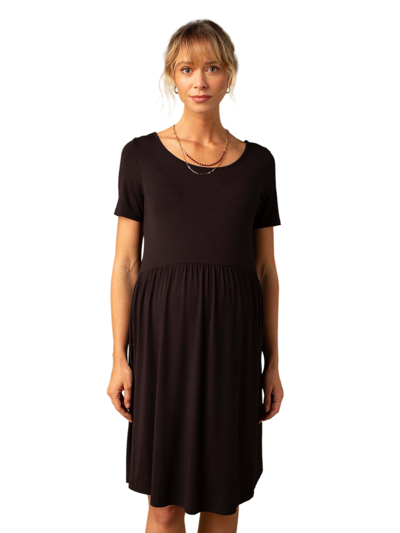 Robe grossesse évolutive 2 en 1 avec son top en sequins devant/dos, ENVIE DE FRAISE