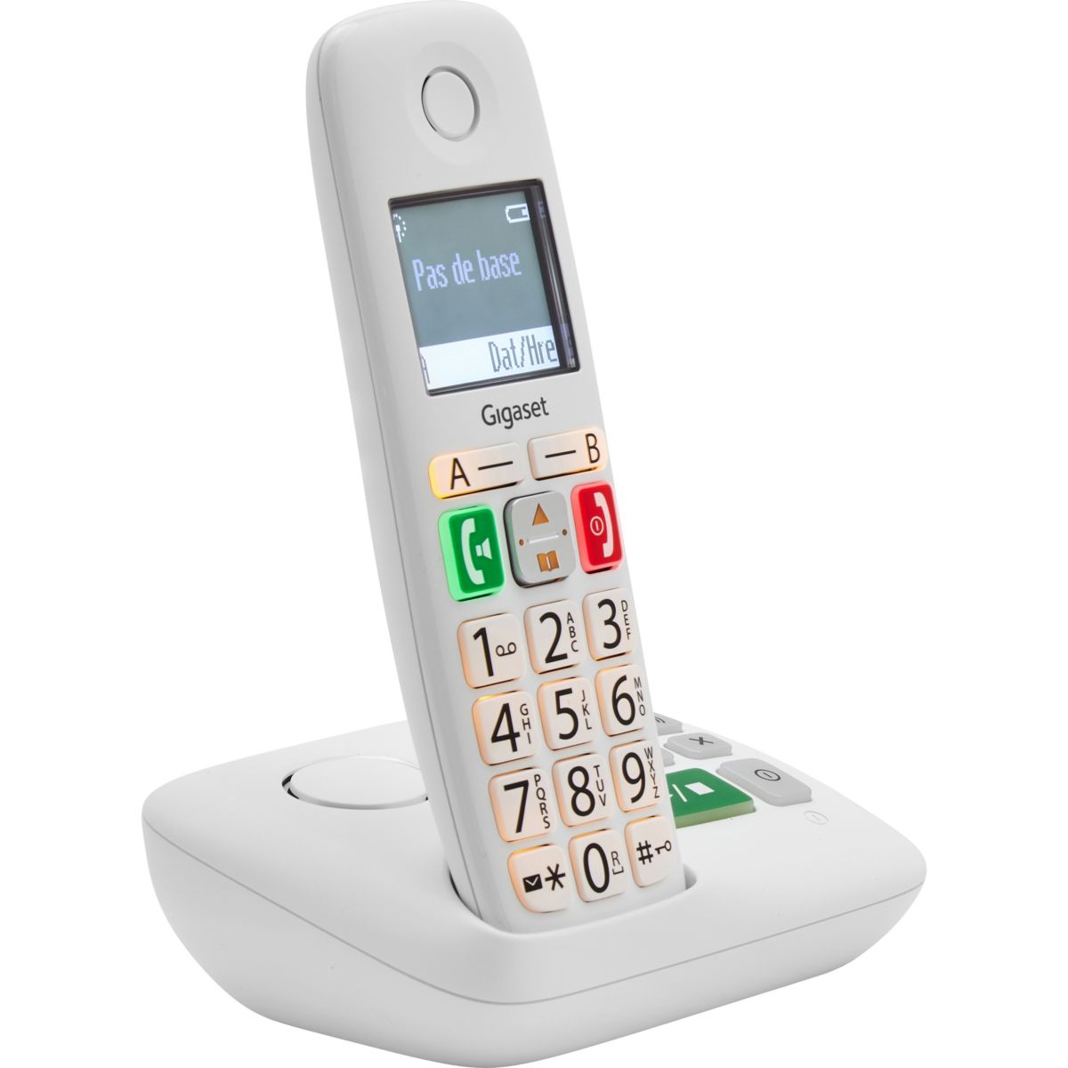 Téléphone sans fil E290A Blanc, GIGASET