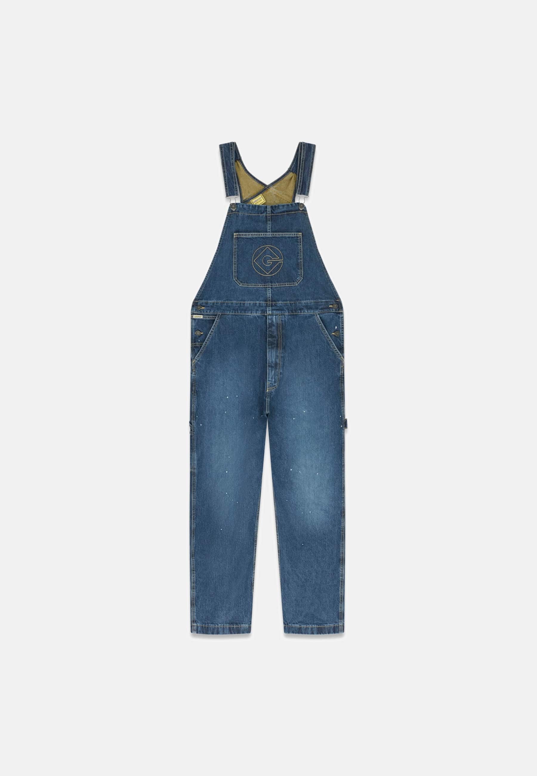 Gj X Minions Salopette En Denim, GUESS JEANS