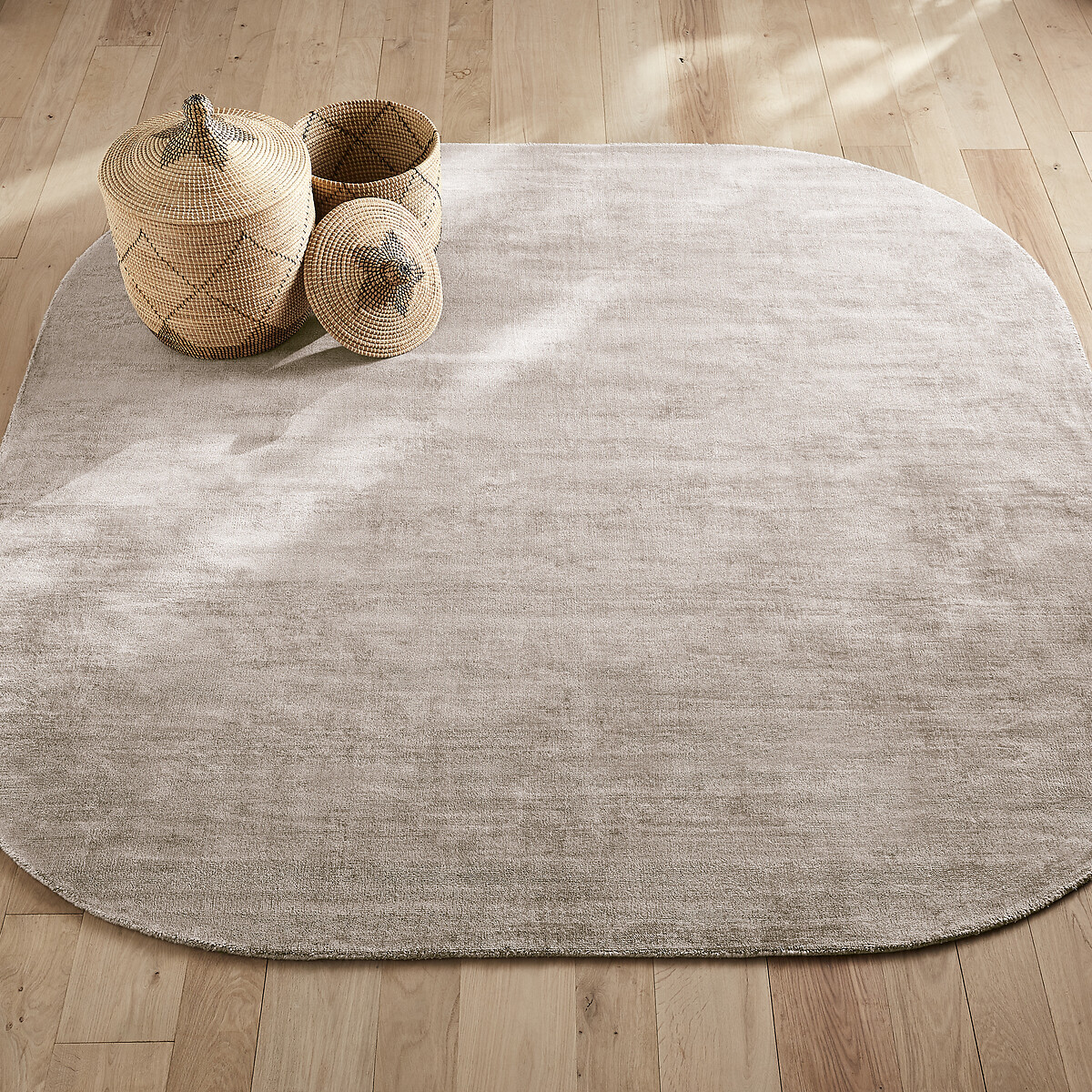 Mustha Square Lyocell Rug Mustha Square Lyocell Rug