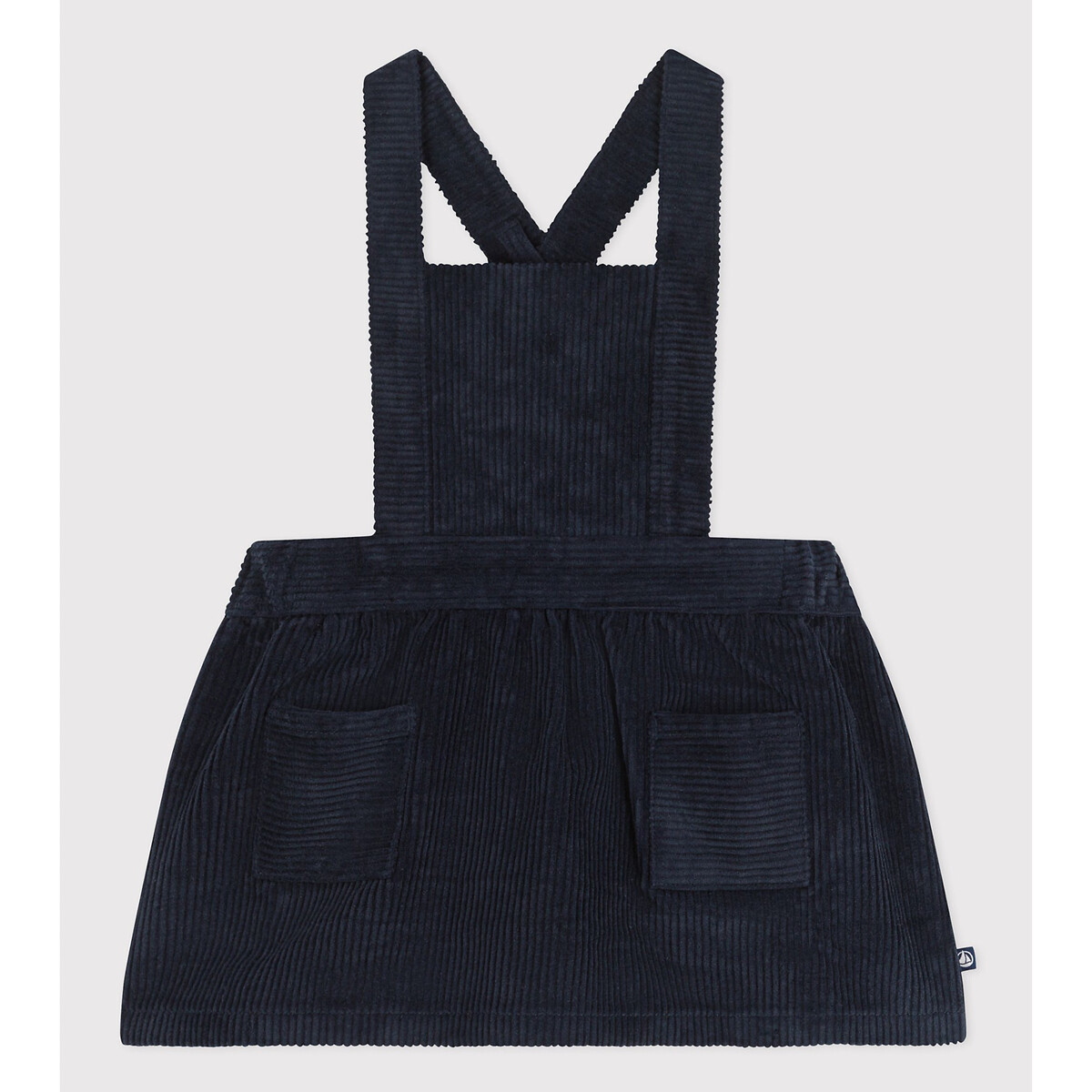 Navy cord hotsell dungaree dress