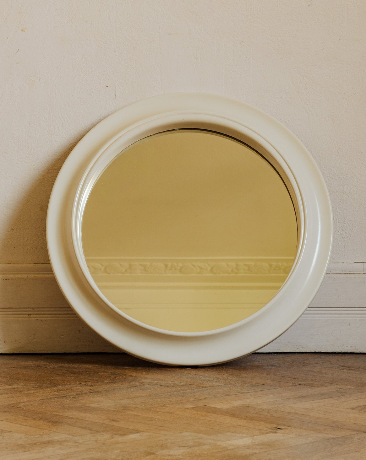 Miroir en fibre de verre blanc Igor N°1180 - Bon état, DEBONGOUT